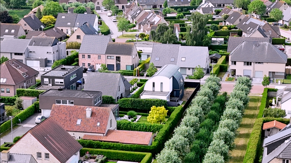 Vastgoed vanuit de lucht